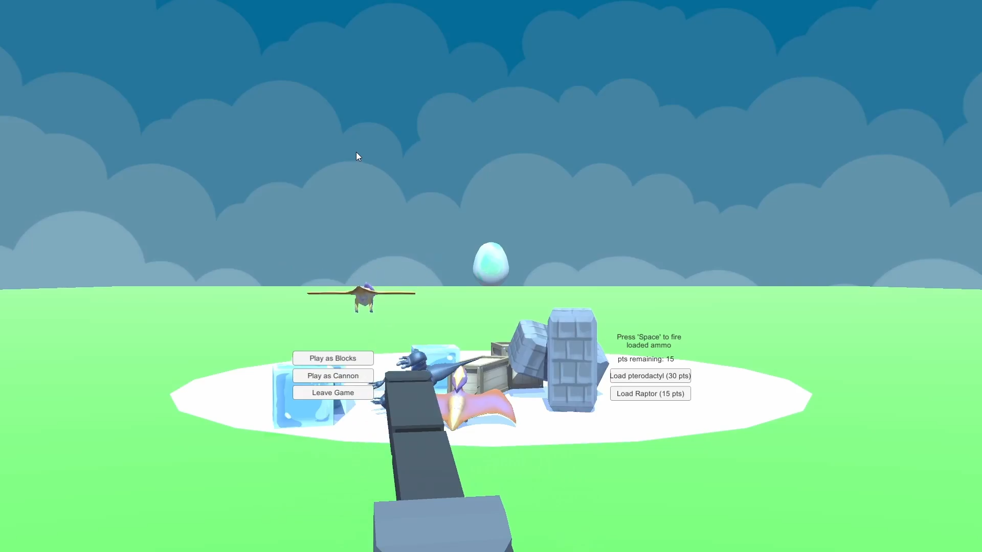 Dino Wars splash screen